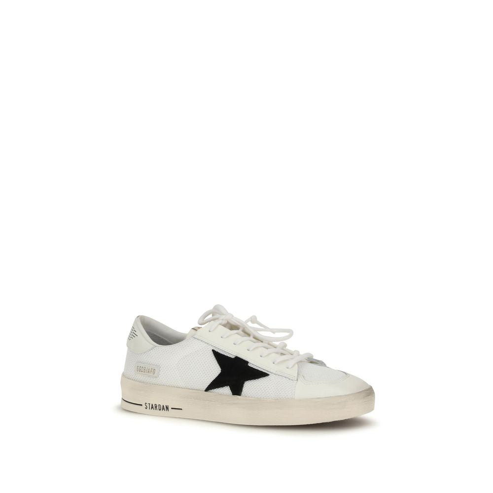 Baskets Golden Goose Bos Taurus en cuir de veau blanc