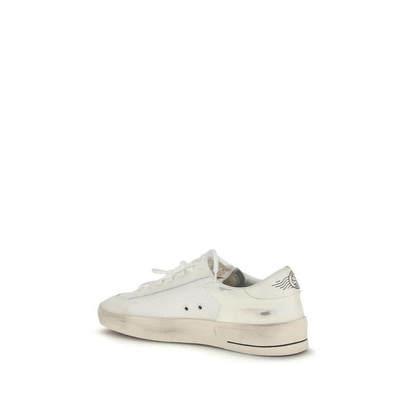 Baskets Golden Goose Bos Taurus en cuir de veau blanc