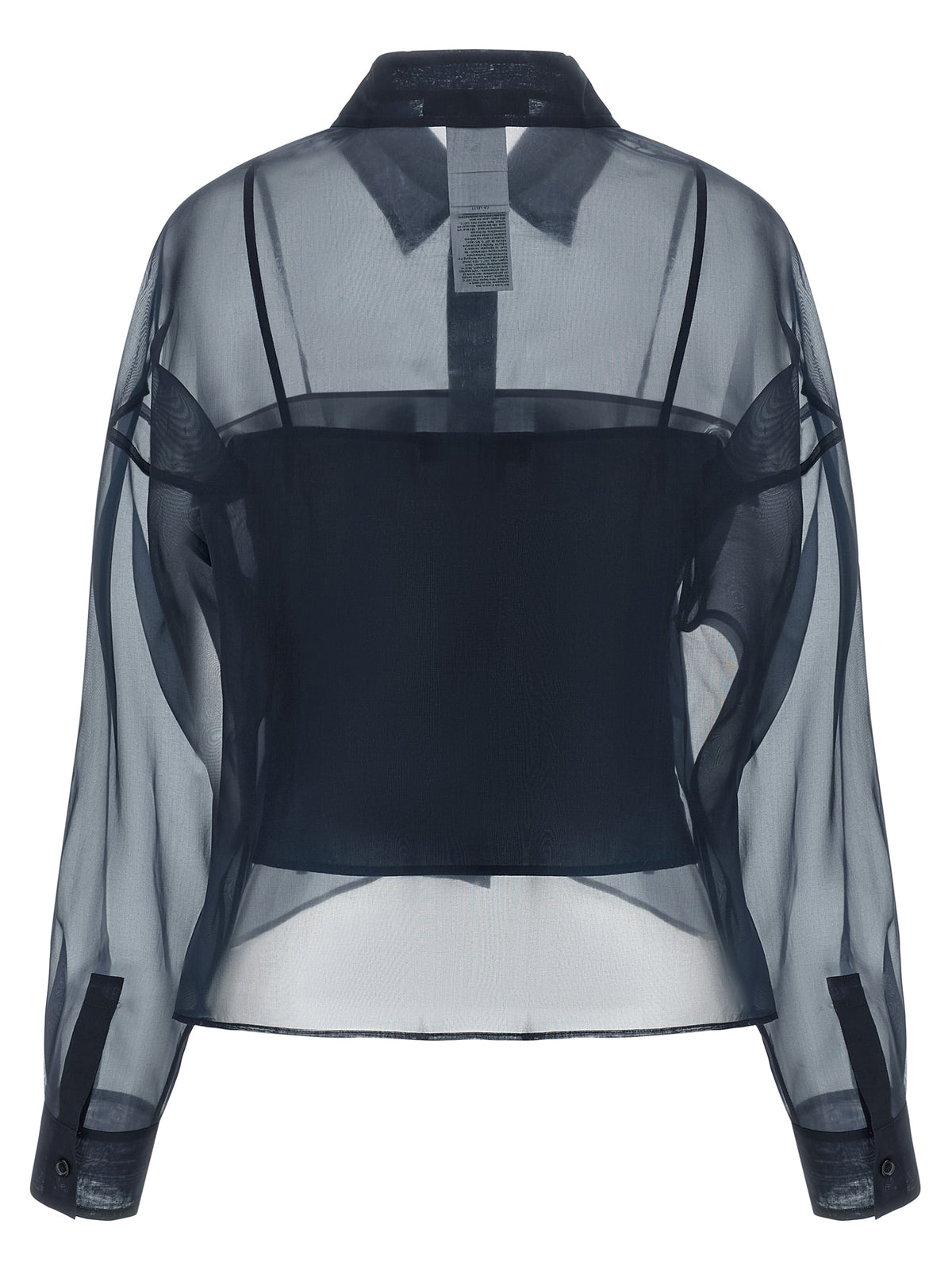 Chemisier Max Mara en coton bleu