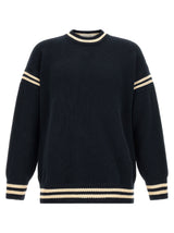 Cardigan en coton bleu Golden Goose