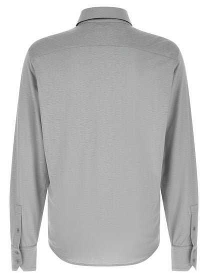 Tom Ford Gray Silk Blouse
