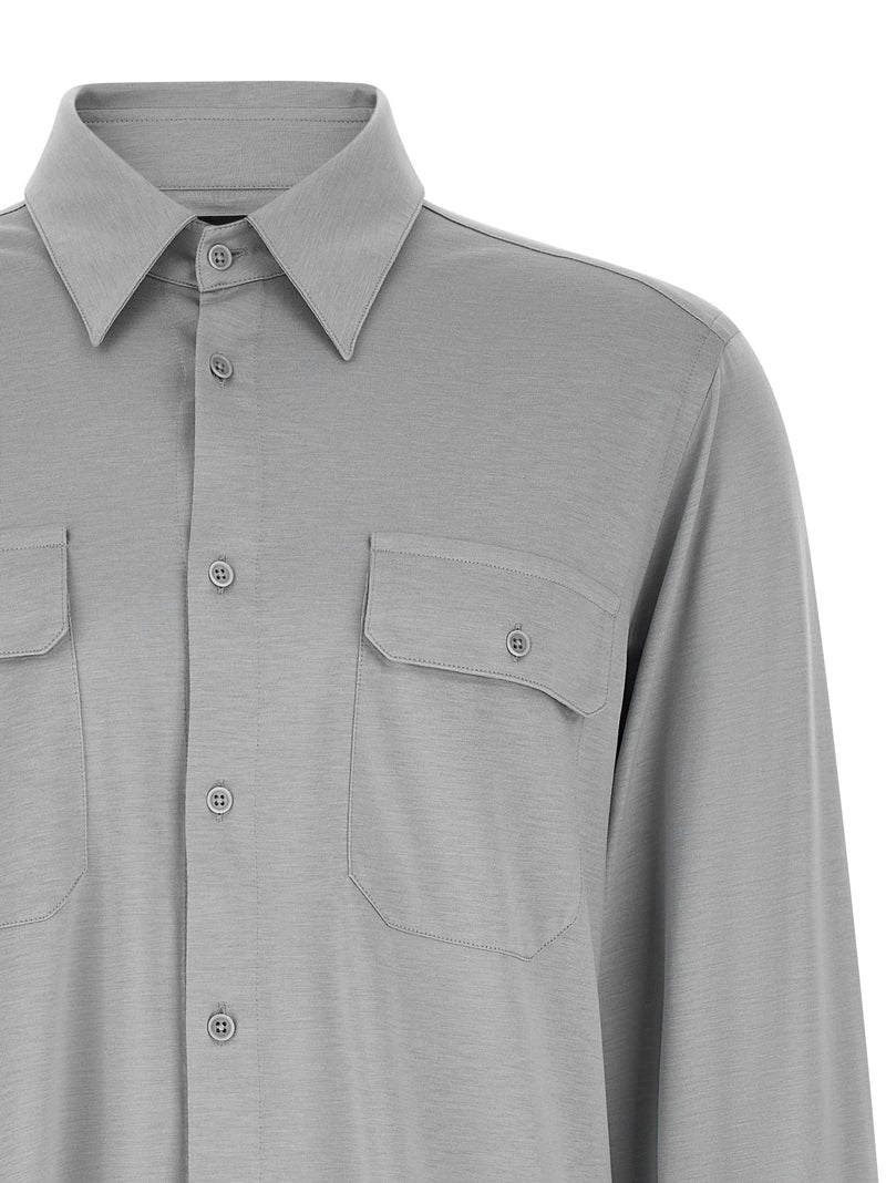 Chemisier en soie gris Tom Ford