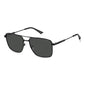Polaroid Black Metal Sunglasses