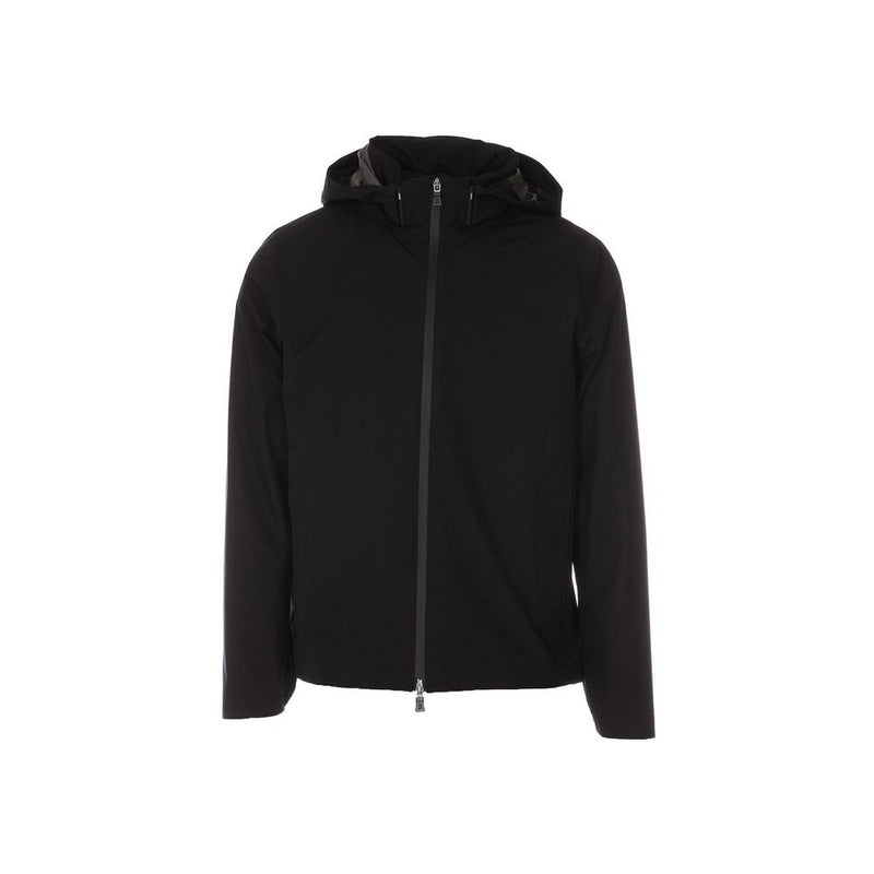 Herno Black Polyester Shell Jacket for Men