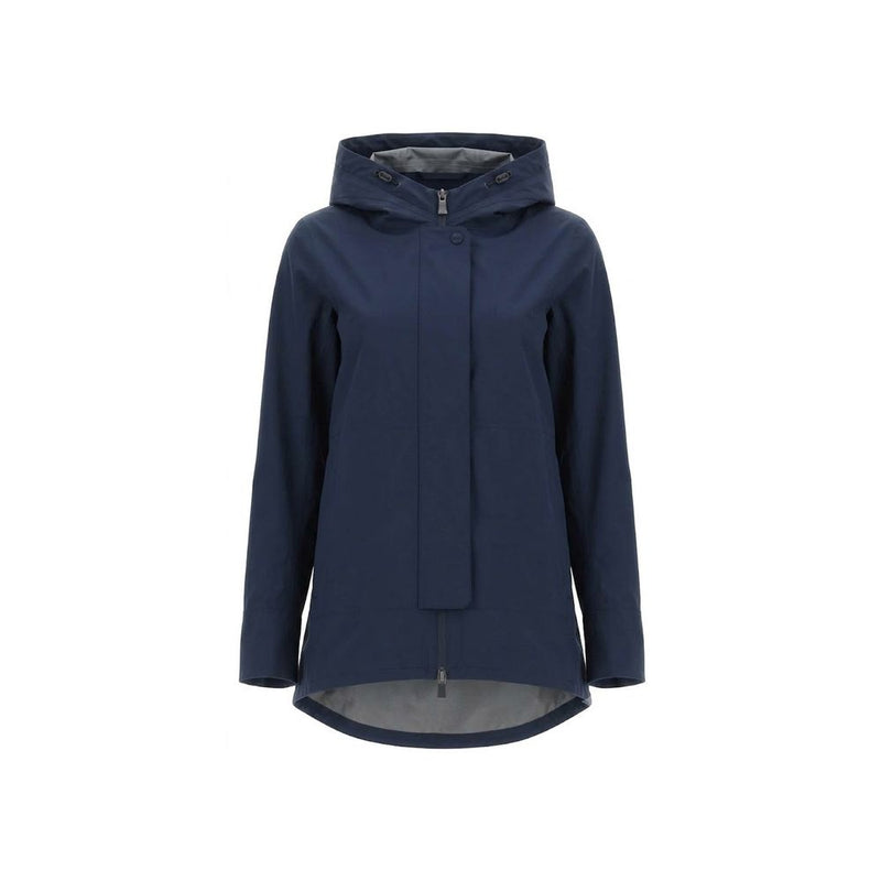 Herno Blue Polyester Shell Jacket for Women