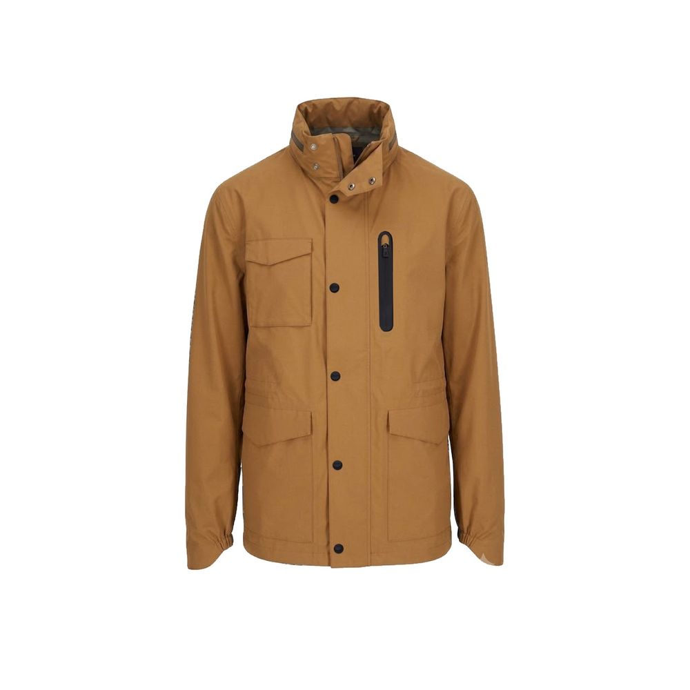 Herno Brown Polyester Jacket for Men