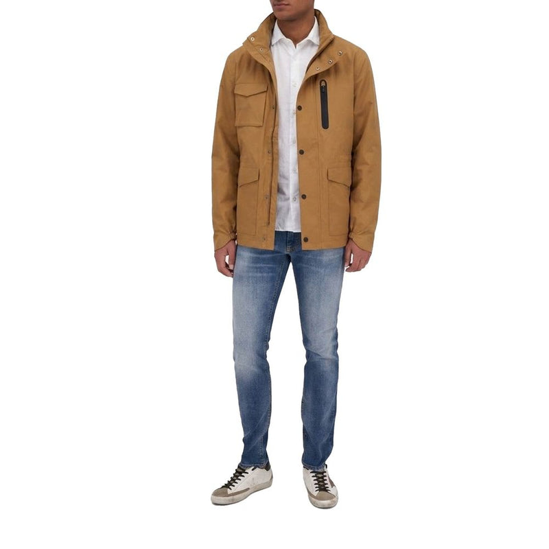 Herno Brown Polyester Jacket for Men