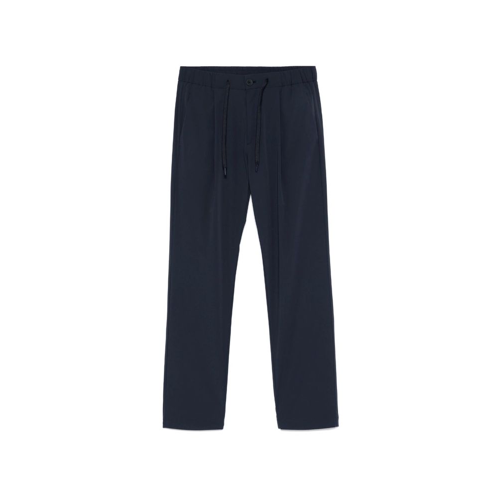 Herno Blue Elastane Casual Pants for Men