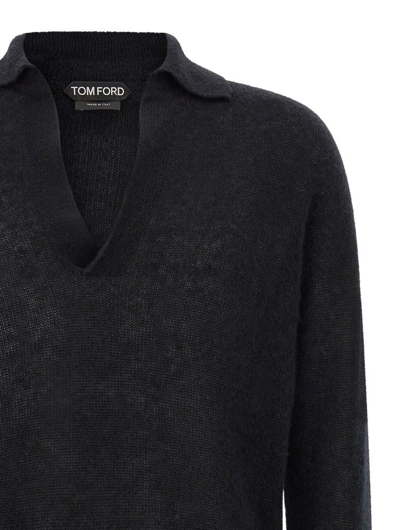 Gilet en cachemire noir Tom Ford