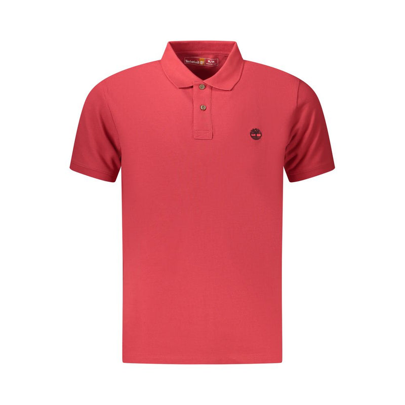 Polo homme en coton rouge Timberland