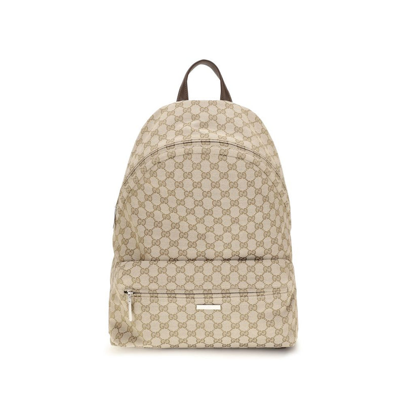 Sac à dos en polyester beige Gucci