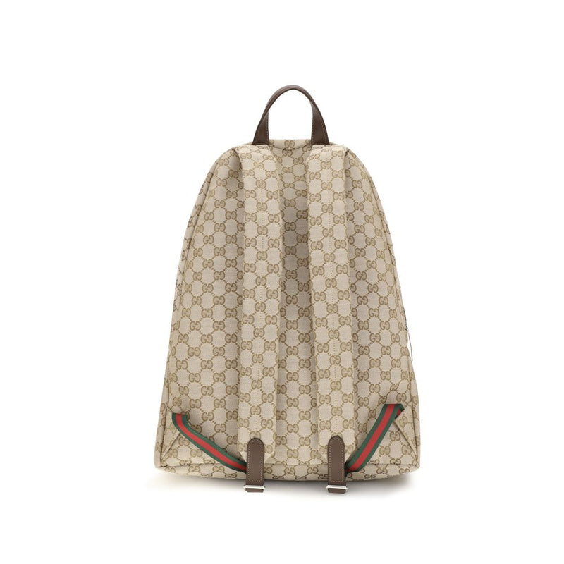 Sac à dos en polyester beige Gucci