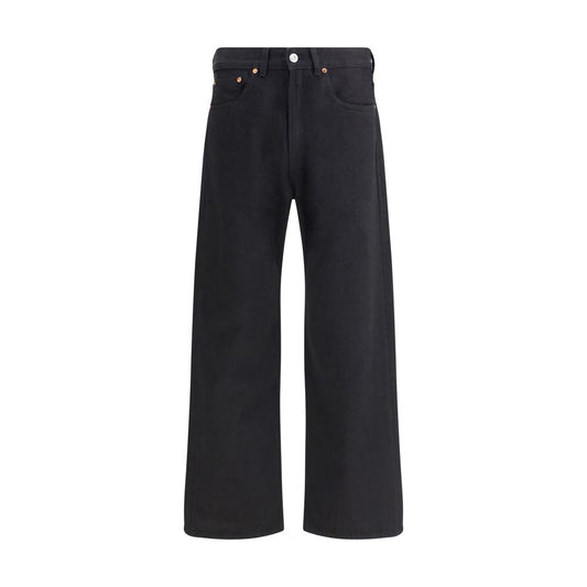Our Legacy Black Cotton Straight-Leg Jeans - AW26
