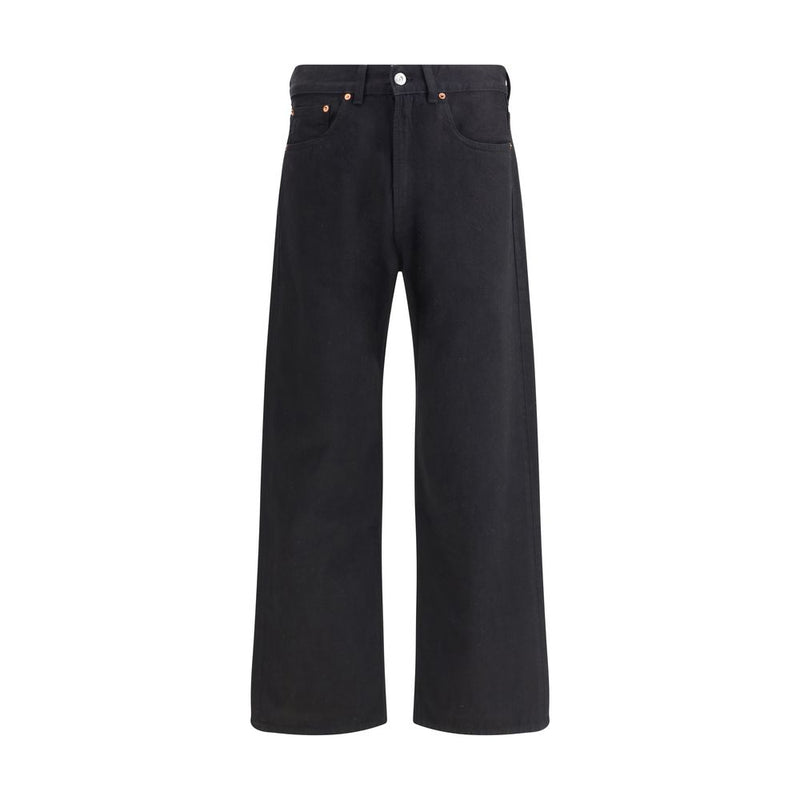 Our Legacy Black Cotton Straight-Leg Jeans - AW26
