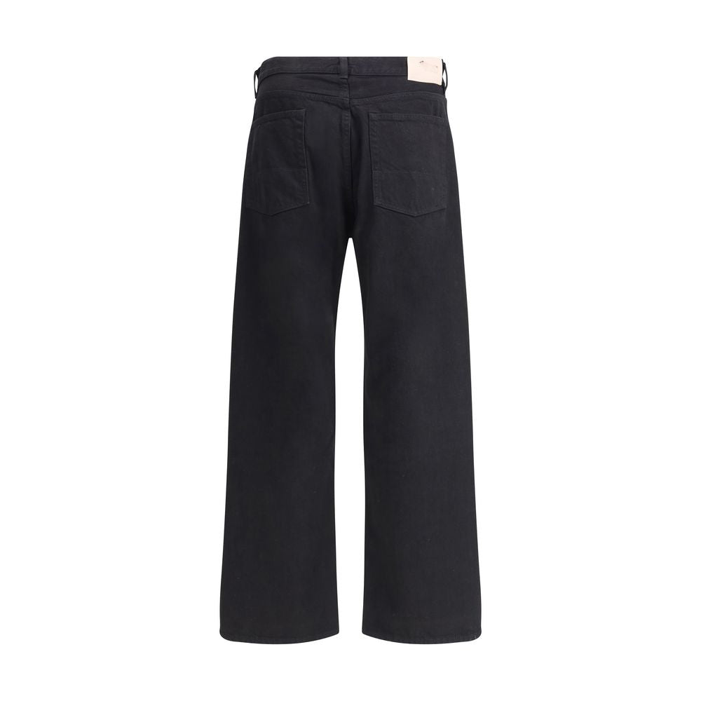 Our Legacy Black Cotton Straight-Leg Jeans - AW26