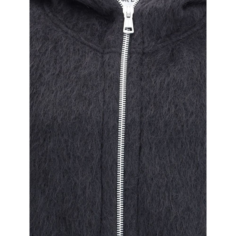 Our Legacy Black Wool Sweatshirt with Hood