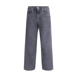 Our Legacy Black Cotton Relaxed Fit Jeans