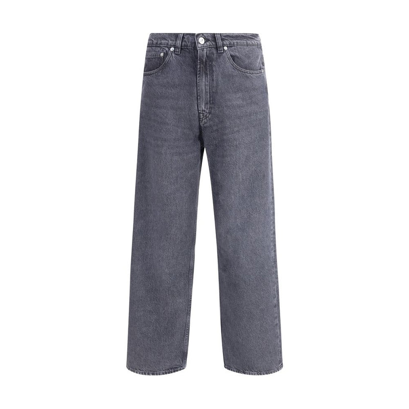 Our Legacy Black Cotton Relaxed Fit Jeans