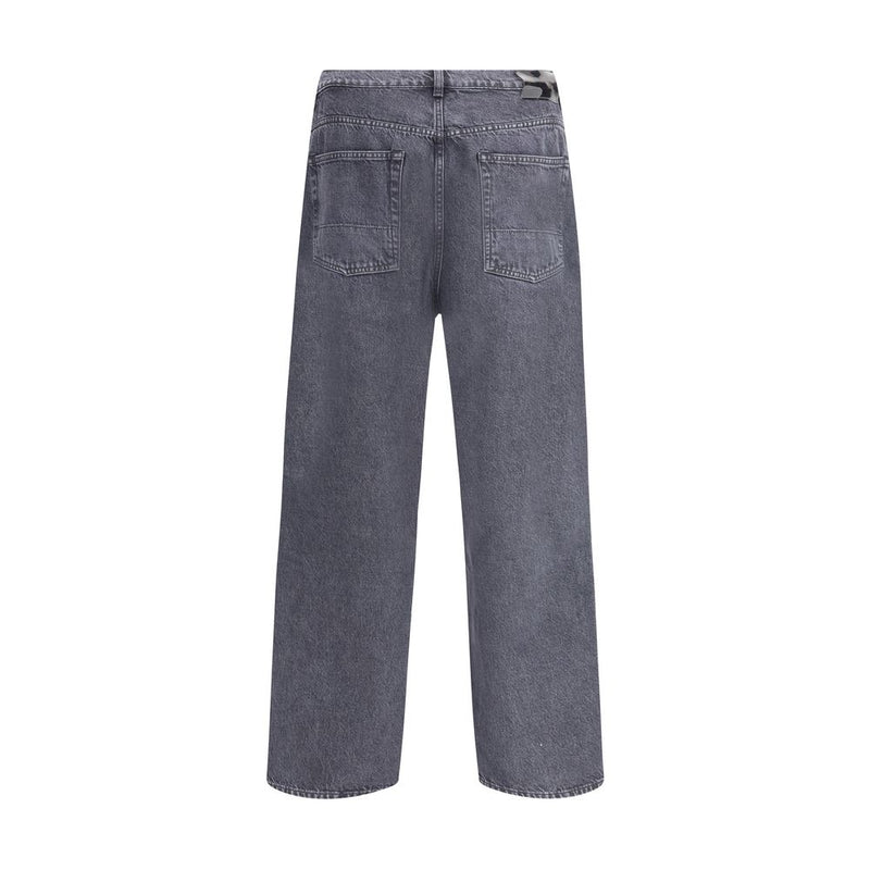 Our Legacy Black Cotton Relaxed Fit Jeans