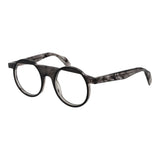 Yohji Yamamoto Gray Plastic Glasses - Stylish Round Frames