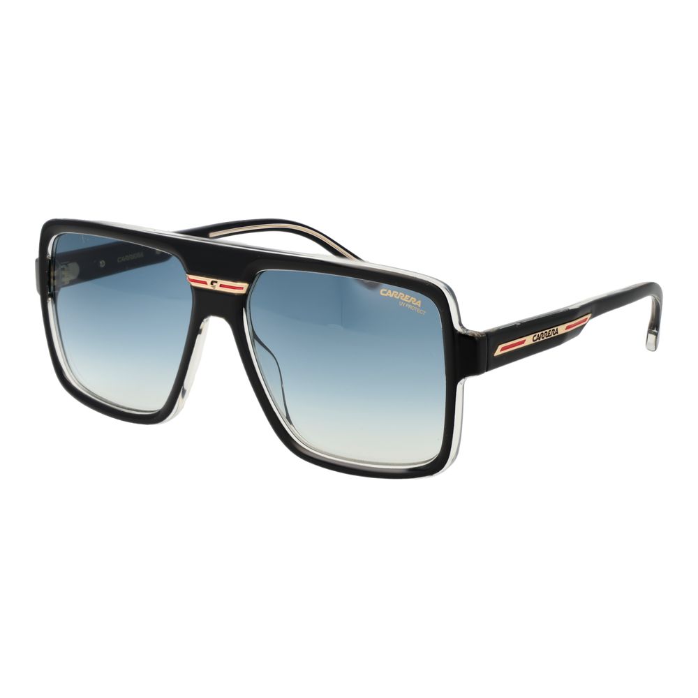 Carrera Black Polyamide Square Sunglasses with Gradient Lenses