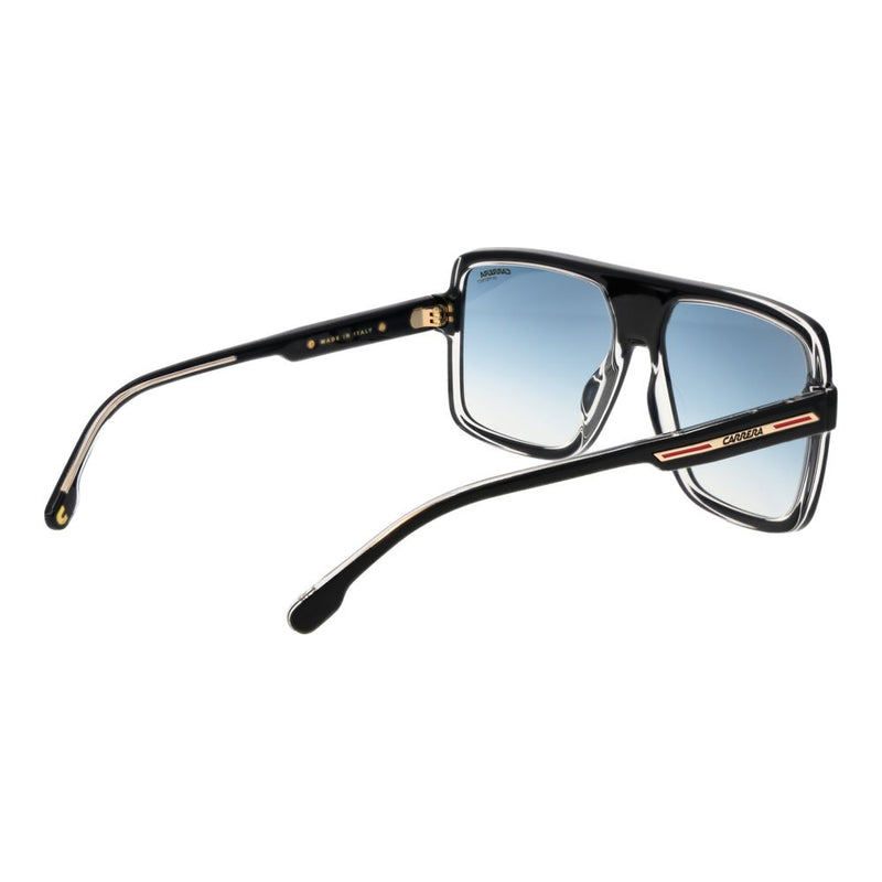 Carrera Black Polyamide Square Sunglasses with Gradient Lenses