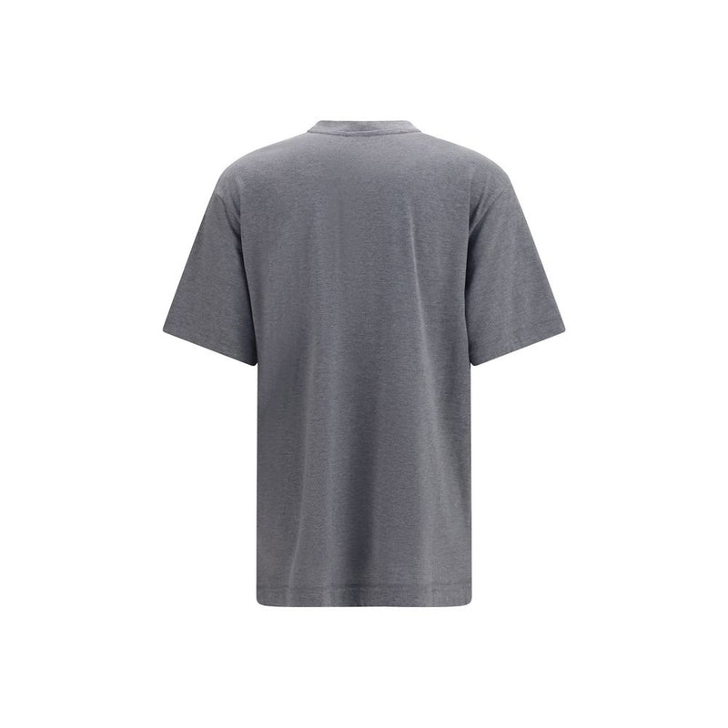 Gucci Gray Cotton and Silk Jersey T-Shirt for Women