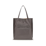 Zanellato Gray Calf Leather Bos Taurus Shoulder Bag
