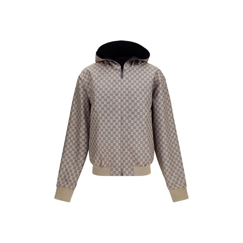Gucci Black Reversible Polyester Jacket for Men