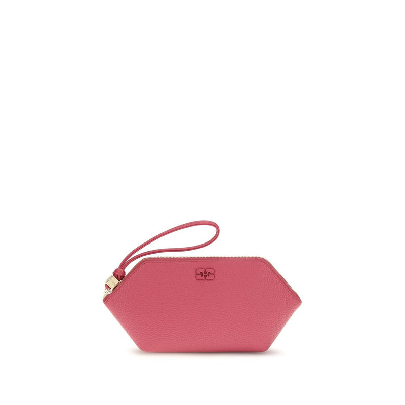 Ganni Bou Pouch Multicolor Recycled Polyester Clutch Bag