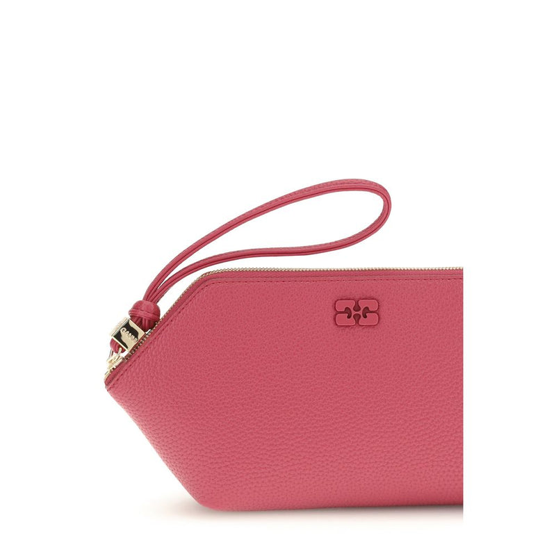 Ganni Bou Pouch Multicolor Recycled Polyester Clutch Bag