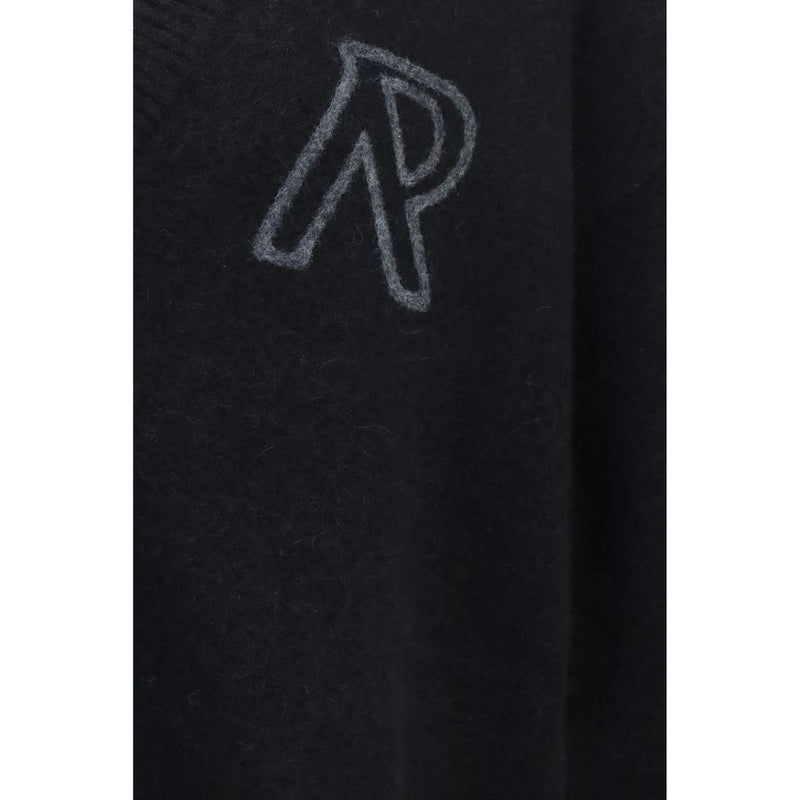 Represent Black Alpaca Vicugna Pacos Cardigan