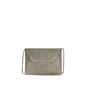 Brunello Cucinelli Gray Calf Leather Bos Taurus Clutch Bag