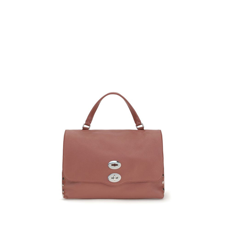 Zanellato Red Calf Leather Bos Taurus Handbag - Medium Postina Daily