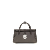 Sac bandoulière Bos Taurus en cuir de veau marron Zanellato