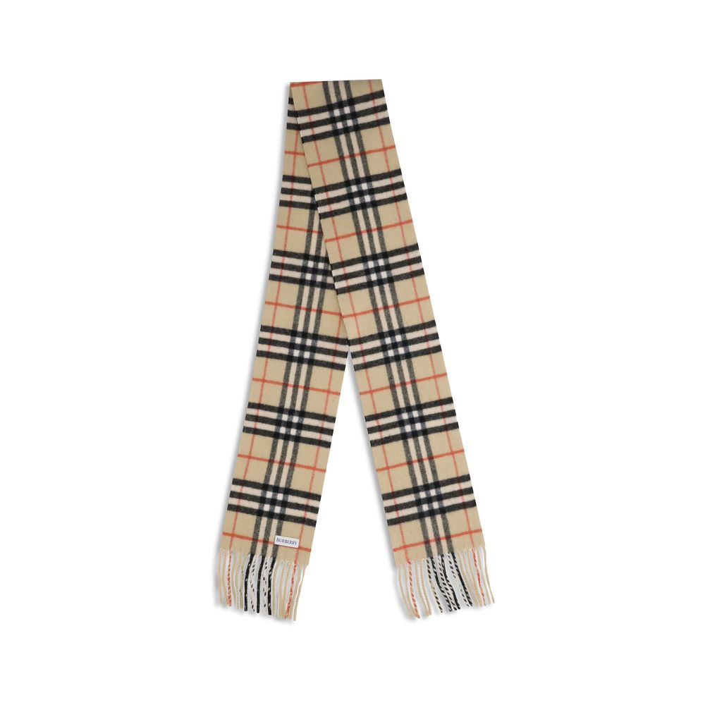 Écharpe en cachemire beige Burberry