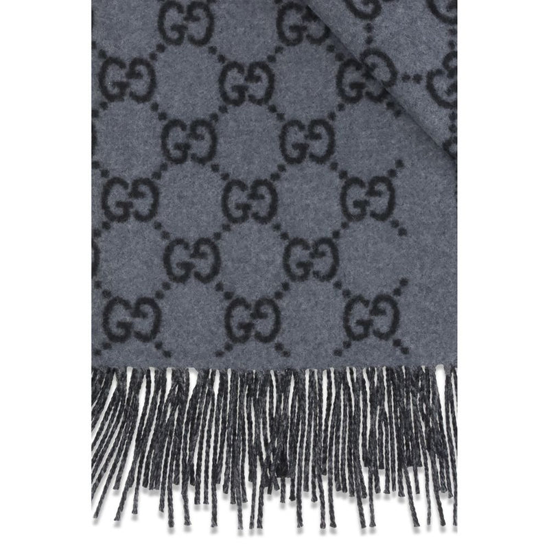 Foulard Gucci bleu cachemire