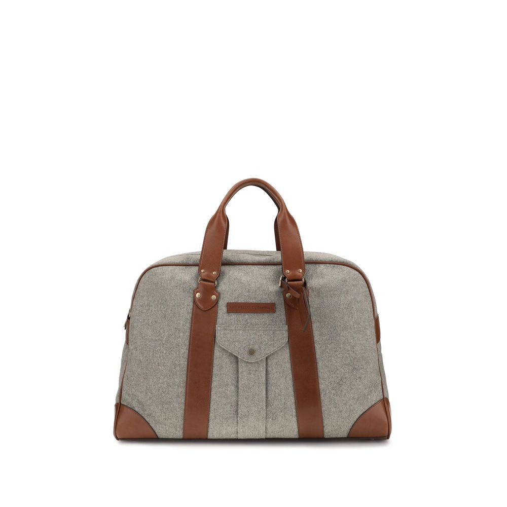 Brunello Cucinelli Beige Wool Oves Aries Luggage And Travel