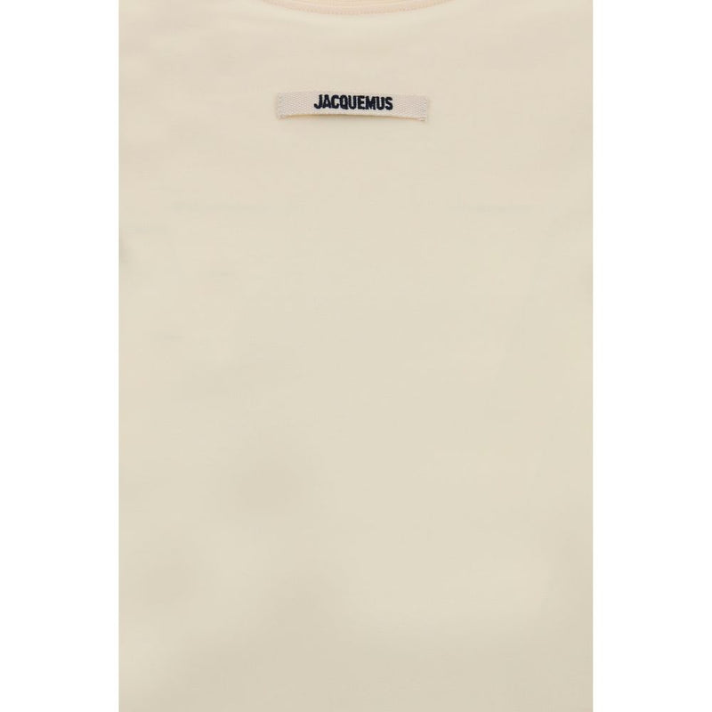 Jacquemus Beige Cotton Long Sleeve T-Shirt for Women