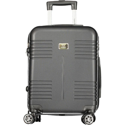Laura Biagiotti Black Polyurethane Women's Travel Bag