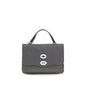 Zanellato Gray Calf Leather Bos Taurus Handbag