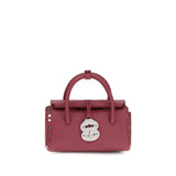 Zanellato Red Calf Leather Bos Taurus Handbag