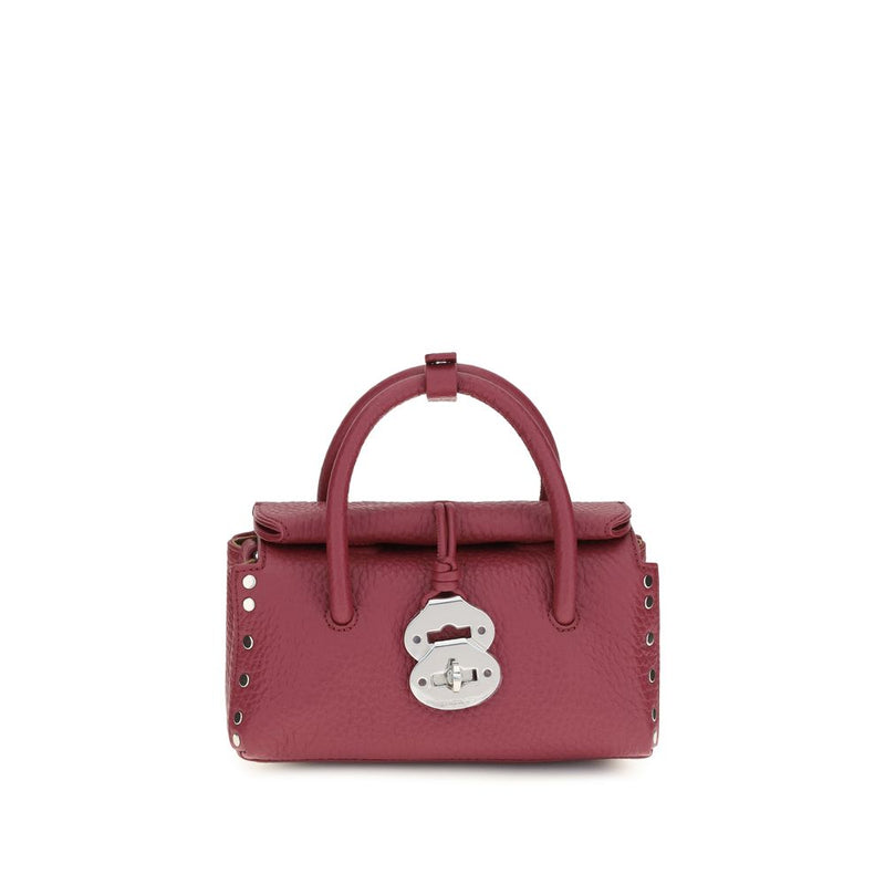 Zanellato Red Calf Leather Bos Taurus Handbag - Dotta Centauro Baby