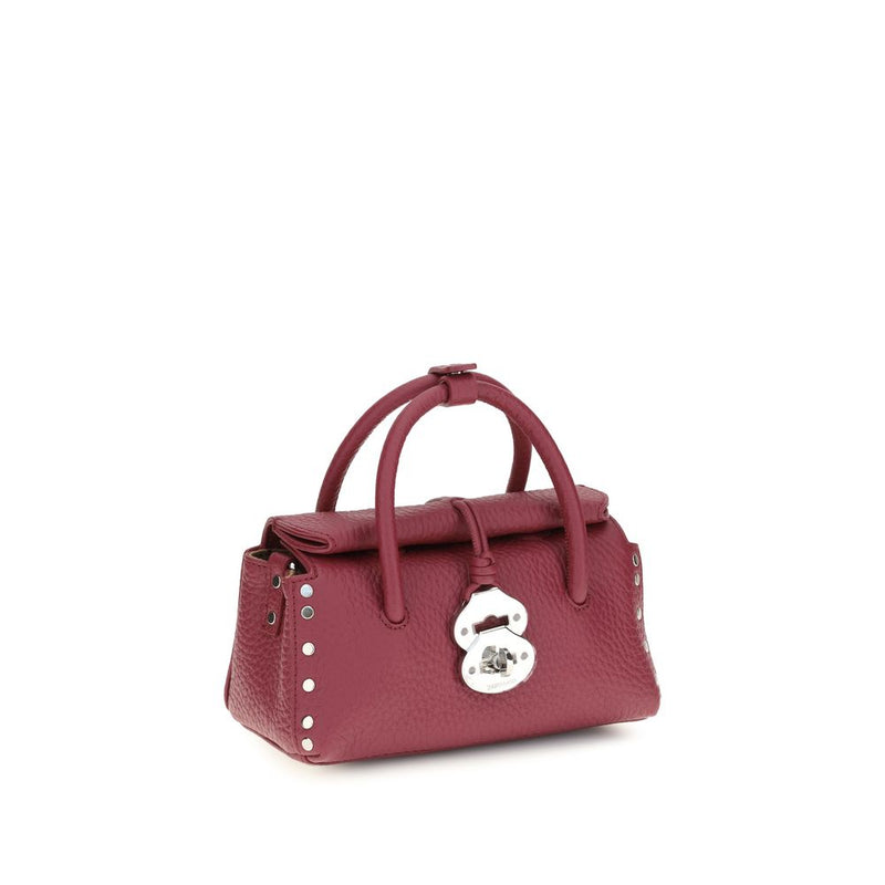 Zanellato Red Calf Leather Bos Taurus Handbag - Dotta Centauro Baby