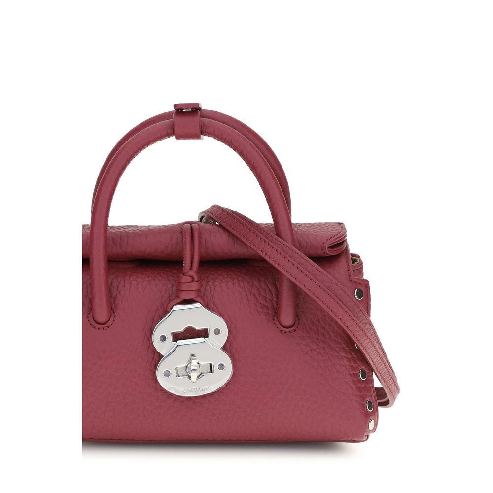 Zanellato Red Calf Leather Bos Taurus Handbag