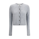 Cardigan en cachemire gris Lisa Yang