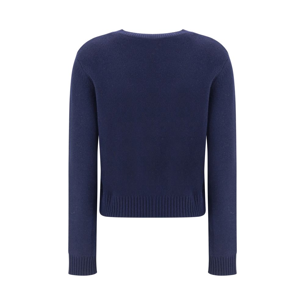 Pull en cachemire bleu Lisa Yang