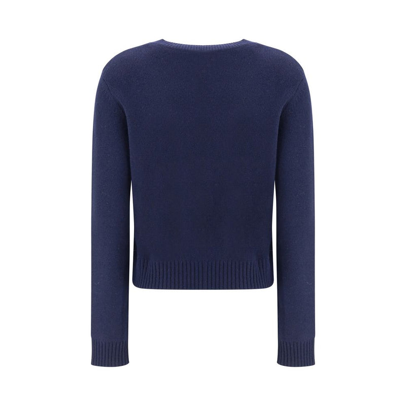 Pull en cachemire bleu Lisa Yang