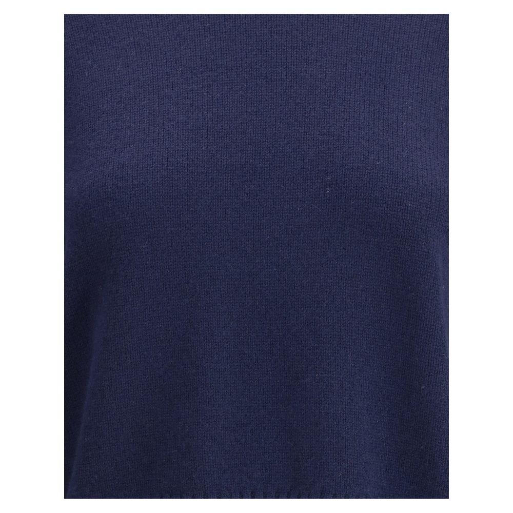 Pull en cachemire bleu Lisa Yang