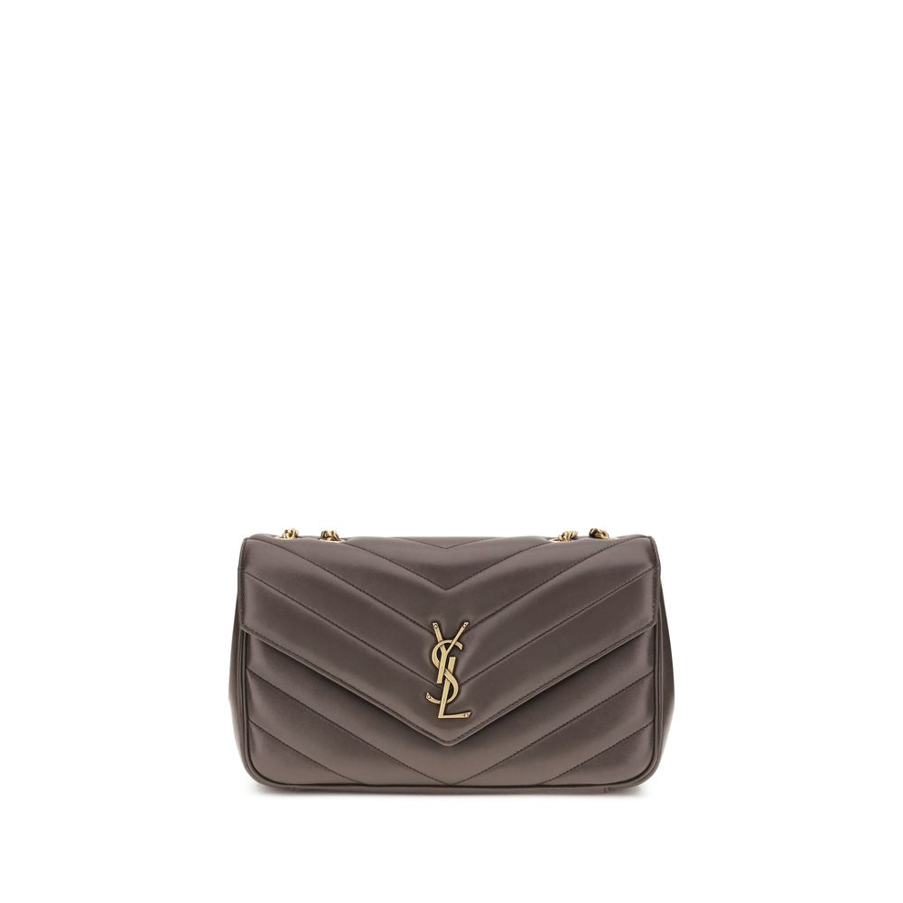 Sac bandoulière Saint Laurent Aries en agneau gris Ovis Avis